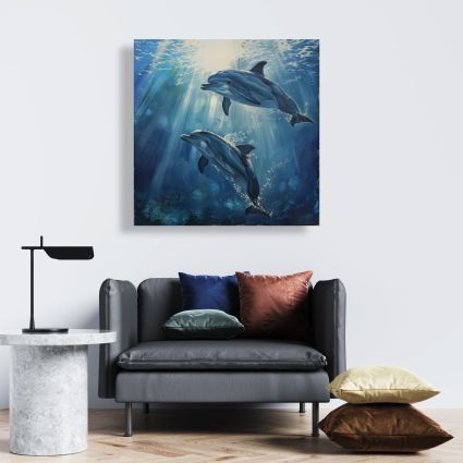 Two dolphins