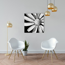 Toile 24 x 24 - Fleur désaturée