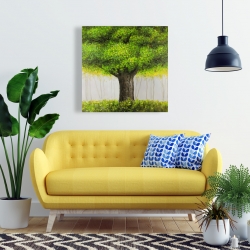 Canvas 24 x 24 - Big green tree