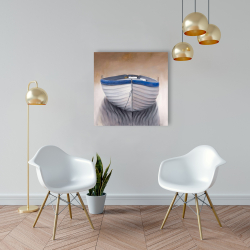 Toile 24 x 24 - Un canoë