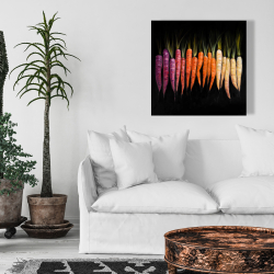 Canvas 24 x 24 - Colorful carrots