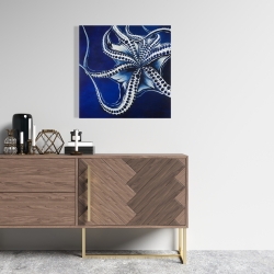 Canvas 24 x 24 - Dancing octopus