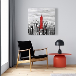 Canvas 24 x 24 - Empire state building of new york