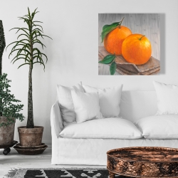Canvas 24 x 24 - Two oranges