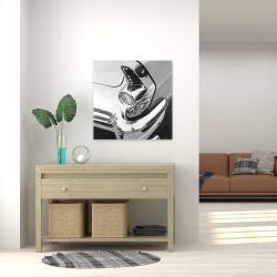 Canvas 24 x 24 - Beautiful chrome car
