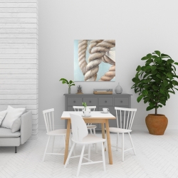 Toile 24 x 24 - Noeud de corde de bateau