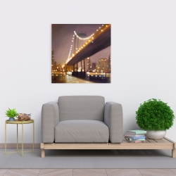 Canvas 24 x 24 - New-york at night
