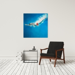 Toile 24 x 24 - Plongeons