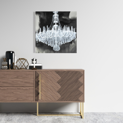 Canvas 24 x 24 - Glam chandelier