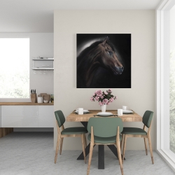 Toile 24 x 24 - Cheval solitude