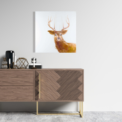 Canvas 24 x 24 - Abstract deer