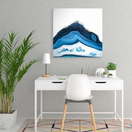 Blue geode profile