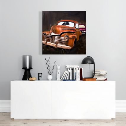 Old car crash