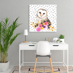 Canvas 24 x 24 - Beautiful owl