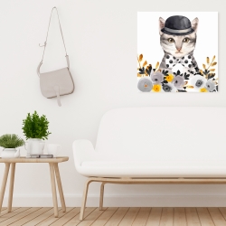 Canvas 24 x 24 - Chic cat