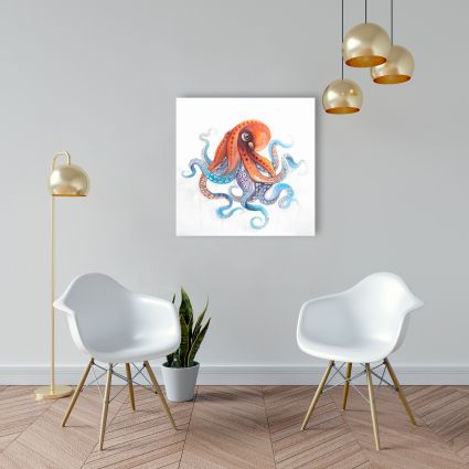 Funny colorful octopus