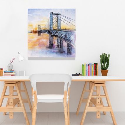 Pont brooklyn abstrait