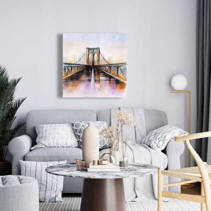 Pont brooklyn coloré