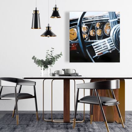 Intérieur de voiture vintage