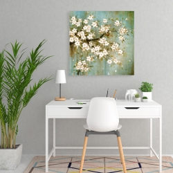 Canvas 24 x 24 - White cherry blossom