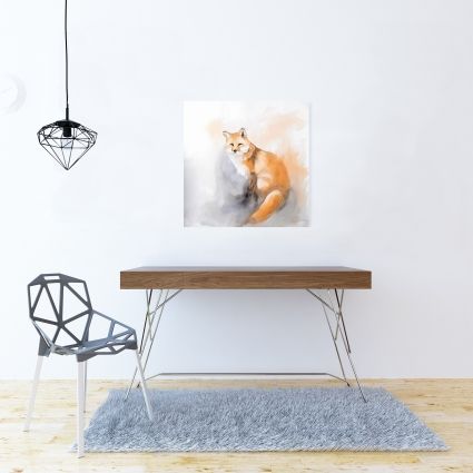 Renard à l'aquarelle