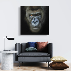 Toile 24 x 24 - Visage de gorille