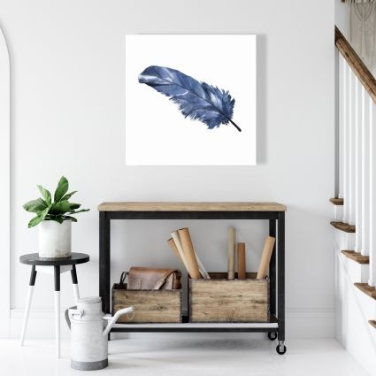 Blue feather