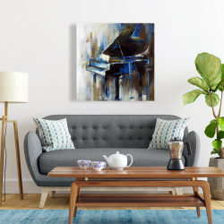 Canvas 24 x 24 - Abstract grand piano