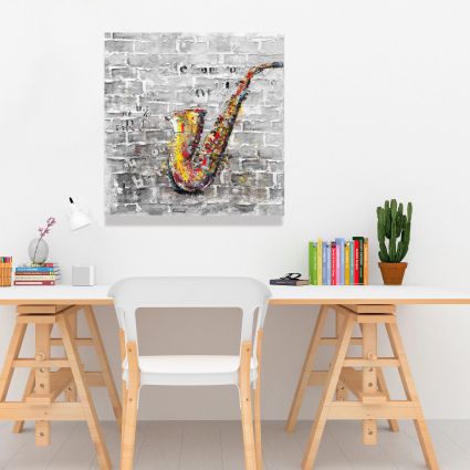 Graffiti d'un saxophone