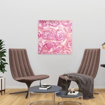 Bouquet de roses en aquarelle