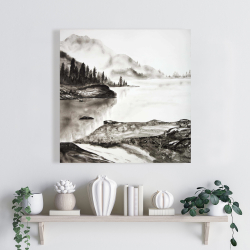 Canvas 24 x 24 - Peaceful landscape