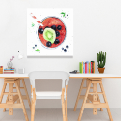 Toile 24 x 24 - Smoothies aux petits fruits