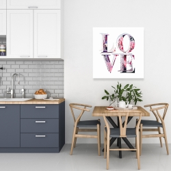 Canvas 24 x 24 - Love bloom