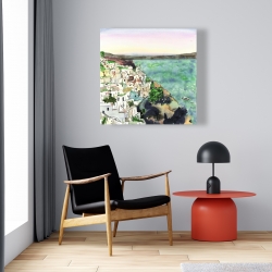 Canvas 24 x 24 - Landscape of crete
