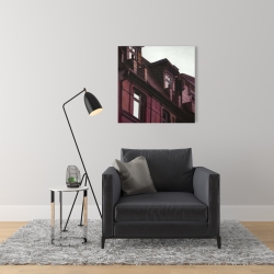 Toile 24 x 24 - Immeuble architectural