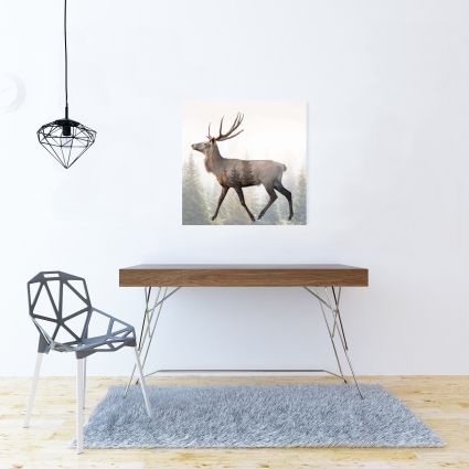 Large plume roe deer