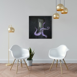 Canvas 24 x 24 - Octopus street art