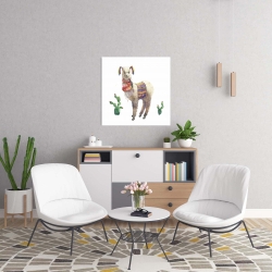 Canvas 24 x 24 - Lama parade