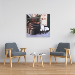 Toile 24 x 24 - Kiosque en italie