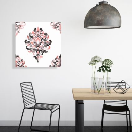 Coral baroque ornament