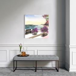 Toile 24 x 24 - Vue sur la mer méditerranée