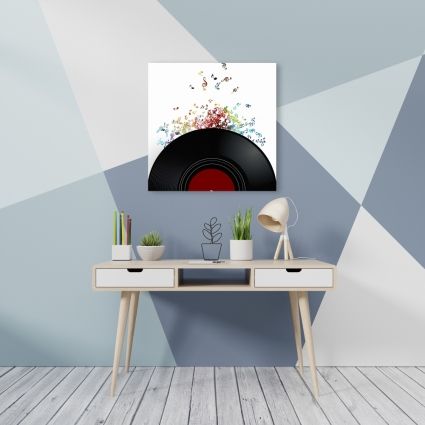 Notes d'un disque vinyle