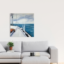 Toile 24 x 24 - Voguer sur l'eau