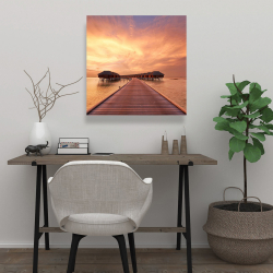 Toile 24 x 24 - Villas sur la mer