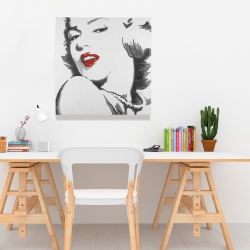 Canvas 24 x 24 - Marilyn monroe outline style