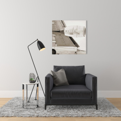 Toile 24 x 24 - Dessous d'avion