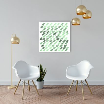 Motif de x vert