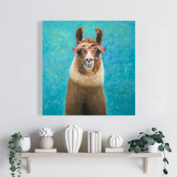 Canvas 24 x 24 - Lovable llama