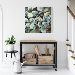 Toile 24 x 24 - Coquilles d'huîtres