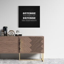 Canvas 24 x 24 - Offense wins games...